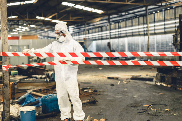 Professional Hoarding Cleanup technician working in La Verne, CA